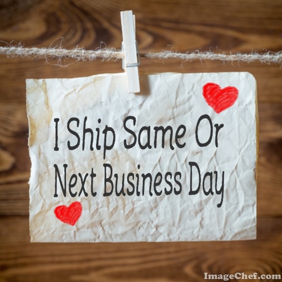 Vintage Blue Flower Clip On Earrings - Picture 6 of 7